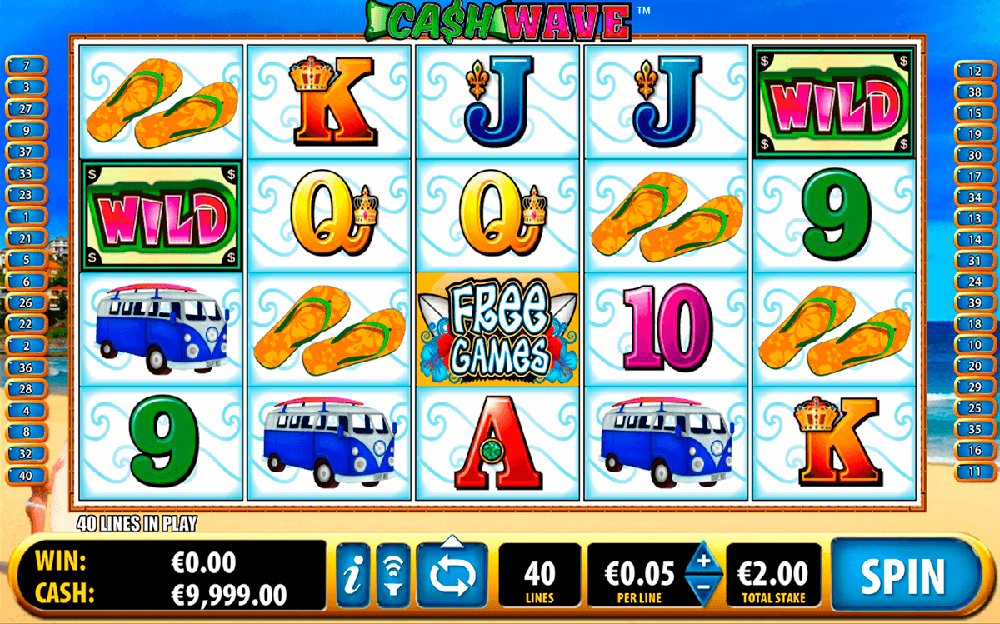 Cash Wave slot review ️️. Play for fun or real money!